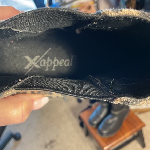 Xappeal Animal Print Ankle Boot 8 - Picture 7 of 7